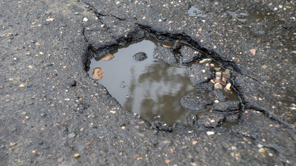 damage to asphalt roads