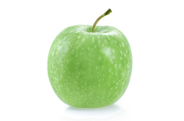 Green apple isolated on white background