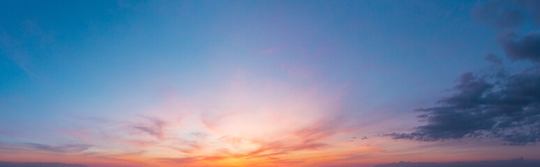 Colorful sunset twilight sky - obrazy, fototapety, plakaty