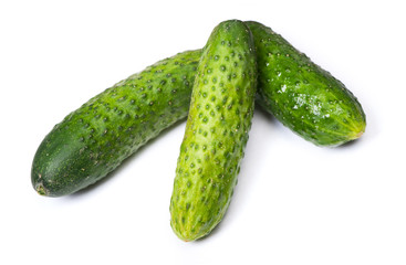 Few natural cucumbers
