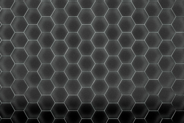 Hexagonal background. 3d background