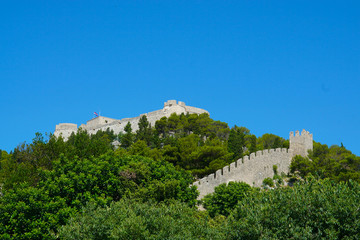 Fototapeta na wymiar Hvar fortress in Croatia