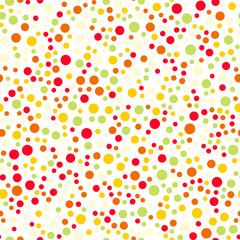Colorful dots seamless backgound