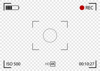 Viewfinder transparent background
