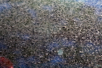 Stains, Dirt on the glass car Pollution, Surface dirt, Dust soil texture abstract background