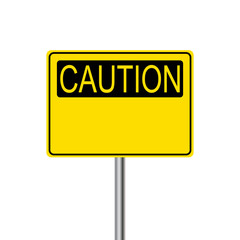 Caution vector sign