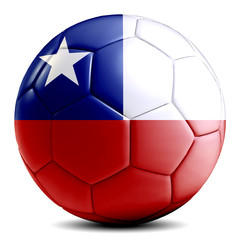 Fototapeta premium Chile Soccer Ball Football
