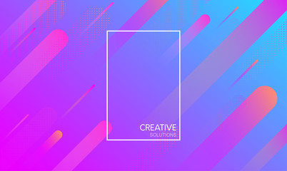 Lilac creative solutions background with geometric pattern.