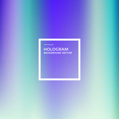 Fototapeta premium Vector background of hologram gradient, hologram pattern