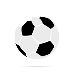 Football soccer ball sign