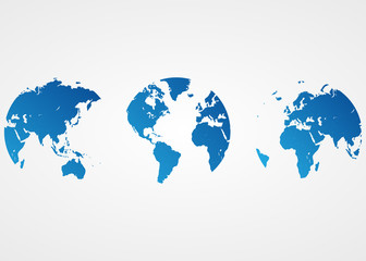 Fototapeta premium World map. Globe. Earth