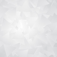white abstract background of triangles