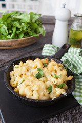 Nudeln mit Kaese ueberbacken