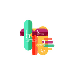 Abstract lines geometric infographic layoutAbstract lines geometric infographic layout, data visualization design, option step by step schedule, web box