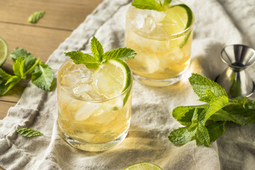 Homemade Moscow Mule with Ginger and Lime