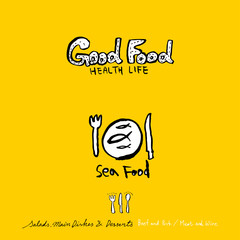 음식점 포스터 / 손으로 그린 식당 그림