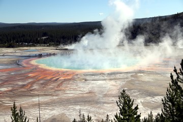 Hydrothermal activity – Yellowstone NP – USA 