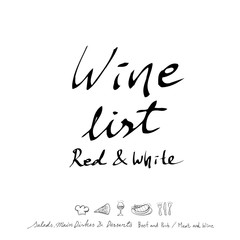 음식점 포스터 / 손으로 그린 식당 그림