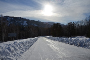 winter road