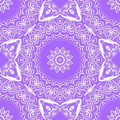 Unique, abstract floral color pattern. Seamless vector illustration. For design, wallpaper, background, print