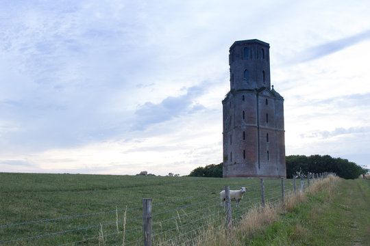 Horton Tower Dorset At Sunset