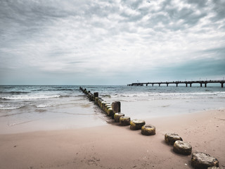 Usedom Bansin Küste Seebrücke