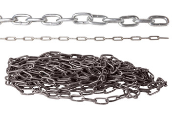 Set of metal chains