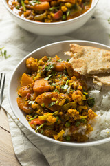 Homemade Spicy Vegan Vegetable Curry