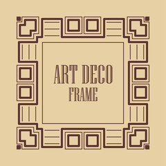 Art Deco frame