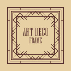 Art Deco frame