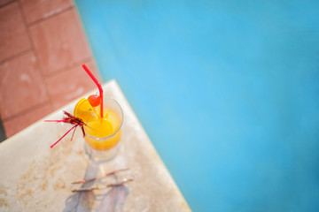 Cocktail by the pool