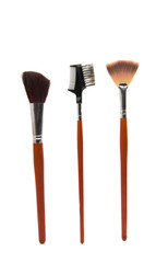 makeup brushes isolated