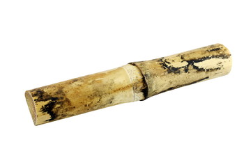 Sugar cane burn, Cane, Piece of sugar cane, Sugarcane isolated white background