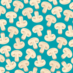 fresh mushroom pattern background vector illustration design