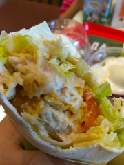 Food leftover. Picture for instagram