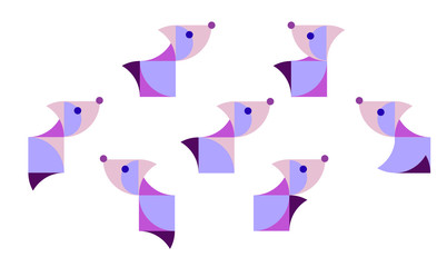 Nursery Childish Seamless Pattern Background with playing puppies. Decorativ Style Trendy Textile, Wallpaper, Wrapping Paper, Kids Apparel Design. Vector illustration.