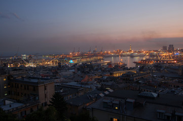 panorama of Genoa