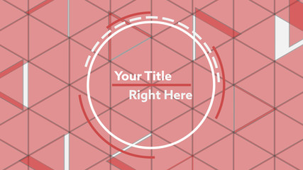 Pink Triangles Title