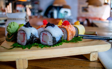 Sushi - Deutschland Flagge | schwarz, rot, gold