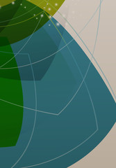 Leaflet cover presentation abstract geometric background, layout in A4 set technology brochure flyer design template vector shadow