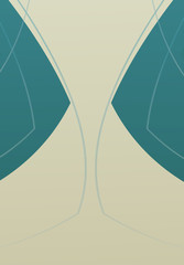 Leaflet cover presentation abstract geometric background, layout in A4 set technology brochure flyer design template vector shadow