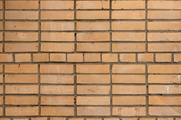 Yellow masonry brick texture