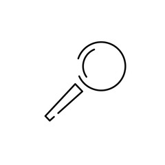 loupe, magnifying glass search icon