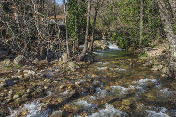 river in the region of La Vera, Cáceres, Extremadura