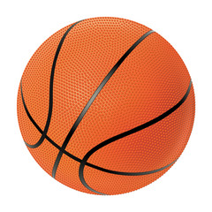 Realistic vector basketball