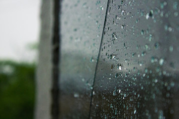 Raindrops on the window