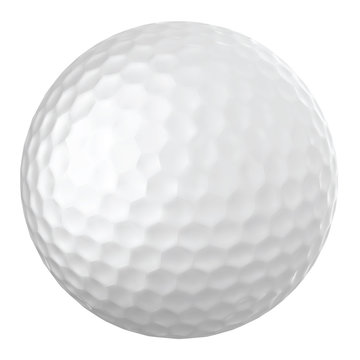 Realistic vector golf ball
