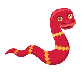 Little snake cartoon