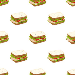 pattern with sandwich