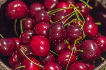 Ripe red cherry